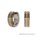 Scharniercreolen Titan bicolor 4,5mm x 15mm