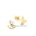Ohrstecker Hase filigran mit Zirkonia echt Gold 333 Glanz 7x6mm