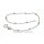Rundanker Armband mit Kugeln echt Silber 925 Glanz Länge 18