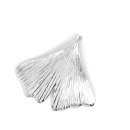 Großer Gleiter Anhänger Ginkgo echt Silber 925 Glanz 34x31mm