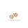 Runde Ohrstecker mit Zirkonia echt Gold 333 Glanz 7,6mm