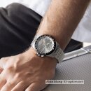 Festina Herrenuhr Carbon Titan 10 ATM Datum Ziff. Grau F20698/1