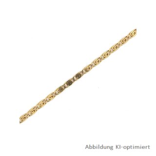 S-Panzerkette 1,3mm echt Gold 333 Glanz Länge 42cm