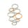 Gleiter Anhänger bicolor echt Silber 925 mit Zirkonia 27x18mm