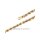 Armband Kordelarmband 6,4mm echt Gold 333 Glanz Länge 18,5cm
