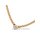 Herz Collier mit Diemanten echt Gold 333 Länge 43cm