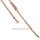 Armband Identband Schildband echt Silber 925  rosévergoldet 17+2cm