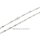 Fußkette Singapur echt Silber 925 Glanz 24+2cm