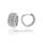 Creolen echt Silber 925 matt 13x7mm