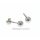 Kugelohrstecker echt Silber 925 Glanz 5mm