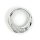 Brillantanhänger Gleiter Anhänger Ring mit 30 Diamanten echt Weißgold 585 Glanz 23mm