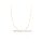 Collier vergoldet mit Kugeln 3mm echt Silber 925 Glanz 45cm