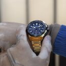 Festina Herrenarmbanduhr Chrono Bike F20727/1 gold/blau Stahlarmband