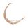 Tricolor-Kragencollier „Aurora Gradient“ – Teilweise vergoldetes 925er Sterling Silber in Gelb-, Weiß- und Rotgold Länge 45cm