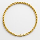 Kordelkette 5mm echt Gold 333 Glanz Länge 50cm