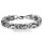 Edelstahl-Königsketten-Armband „Royal Shine“ (7 mm, 21,5 cm)
