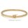 💛 Gedrehter Armreif aus 585 Gelbgold – stilvoll & sicher