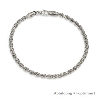 Silberarmband diamantiert – Glanzvolle Eleganz in 925er Silber 19cm