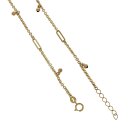 Fußkette Gold 333/- mit Verlängerung 23 + 2 cm