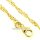 Fußkette Singapur Gold 333/- 25 cm (Zwischenöse bei 23 cm)