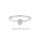 ✨ Damenring aus Weißgold mit Brillant – Solitärring 0,08ct Ringweite 57