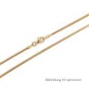 Schlangenkette echt Gold 333 Glanz 1,6mm Länge 45cm #1