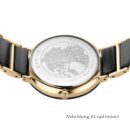 Bering Damenuhr Keramik schwarz+ Edelstahl IP-vergoldet Saphirglas Gliederarmband 3 ATM 11435-732