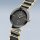 Bering Damenuhr Keramik schwarz+ Edelstahl IP-vergoldet Saphirglas Gliederarmband 3 ATM 11435-732