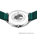 Bering Uhr Unisex Ultra Slim grün glänzend flaches Saphirglas 3 ATM 15739-808