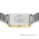 Bering Damenuhr Edelstahl rechteckig Metallband bicolor Saphirglas 17423-714