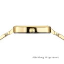 Bering Damenuhr Edelstahl rechteckig Metallband goldfarbenr Saphirglas 17423-734
