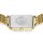 Bering Damenuhr Edelstahl rechteckig Metallband goldfarbenr Saphirglas 17423-734