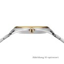 Bering Damenuhr Solar bicolor Saphirglas Perlmutt Gliederarmband 17331-710