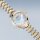 Bering Damenuhr Solar bicolor Saphirglas Perlmutt Gliederarmband 17331-710