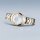Bering Damenuhr Solar bicolor Saphirglas Perlmutt Gliederarmband 17331-710