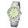 Regent Herrenuhr 5 Bar Zifferblatt grün mit Metallband W-0016