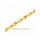 Armband Welle echt Silber vergoldet matt/Glanz 19cm