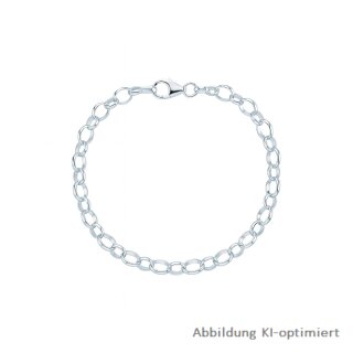 Bettelarmband Rundanker aus 925er Silber – klassisches Design mit edlem Glanz
