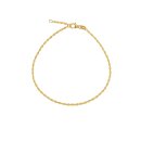 Fußkette Gold 333 | Singapurkette, poliert, 23 + 2...