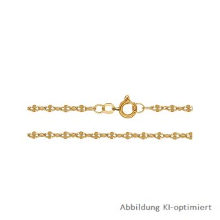 Halskette Gold 333 | Fantasiekette, poliert, 2 mm Breite