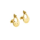 Ohrstecker 333 Gold poliert mit beweglichem...