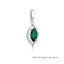 Anhänger Silber 925 rhodiniert mit Zirkonia –...
