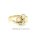 Brillantring mit Opal , Diamant 0,07TW/Si ,585 Gelbgold, poliert, Ringweite 57