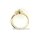 Brillantring mit Opal , Diamant 0,07TW/Si ,585 Gelbgold, poliert, Ringweite 57