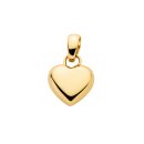 Herzanhänger Gold 585 poliert mit großer...