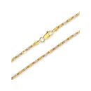 CrisCross Kette zweifarbig Gelb/Weiß – ca. 52 cm