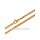 Stegfigarokette 333 Gold poliert – mit stabilem Karabinerverschluss (ca. 51 cm)