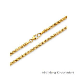 Fantasiekette – 375er Gold, poliert