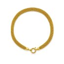 Collier 5-reihig aus Rundankerkettchen – 585er Gold...