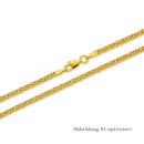 Fantasiekette aus 333 Gold – halbmassiv, poliert...